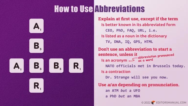 additional abbreviation
