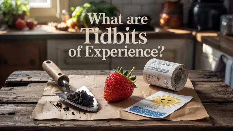 tidbits of experience