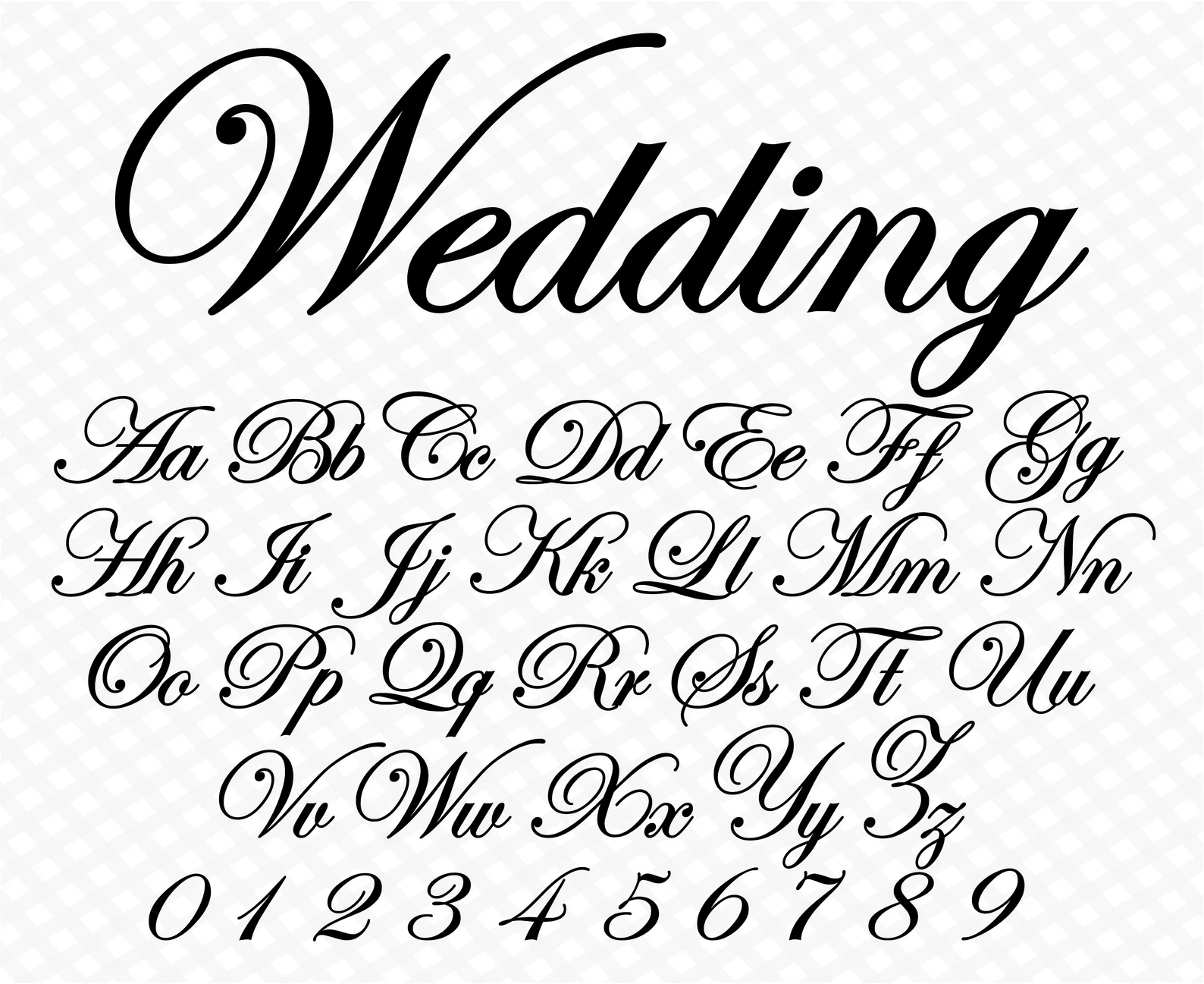 Wedding Fonts