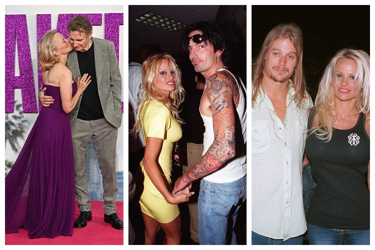 liam neeson and pamela anderson dating